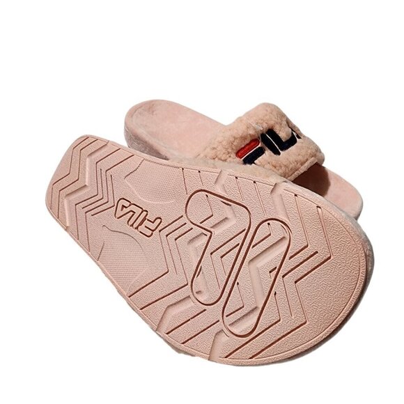 Fila Fuzzy Drifter Womens Slide Sandals Pink Size 6 - Picture 7 of 12